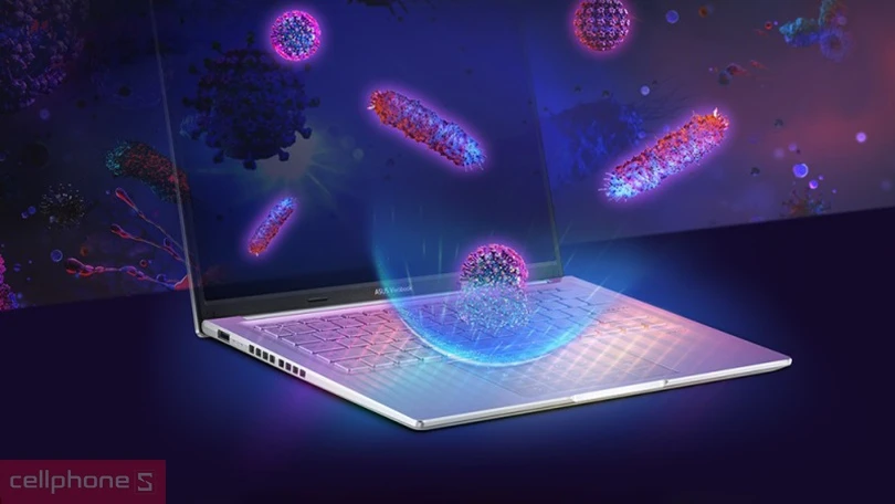 Công nghệ kháng khuẩn trên  laptop Asus VivoBook 14 M1405YA-KM047W
