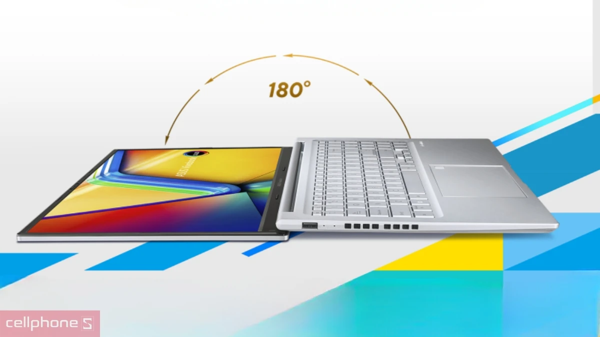 Thiết kế laptop Asus Vivobook 15 OLED A1505VA-MA505W