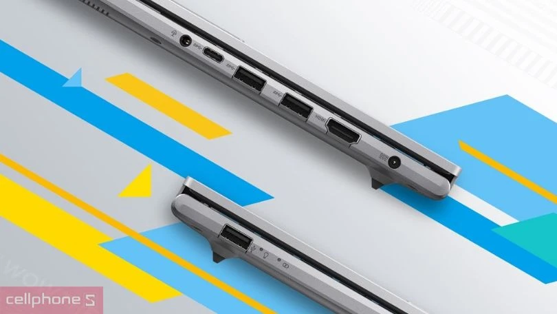 Cổng kết nối laptop ASUS Vivobook 15 X1504VA-NJ1969W 
