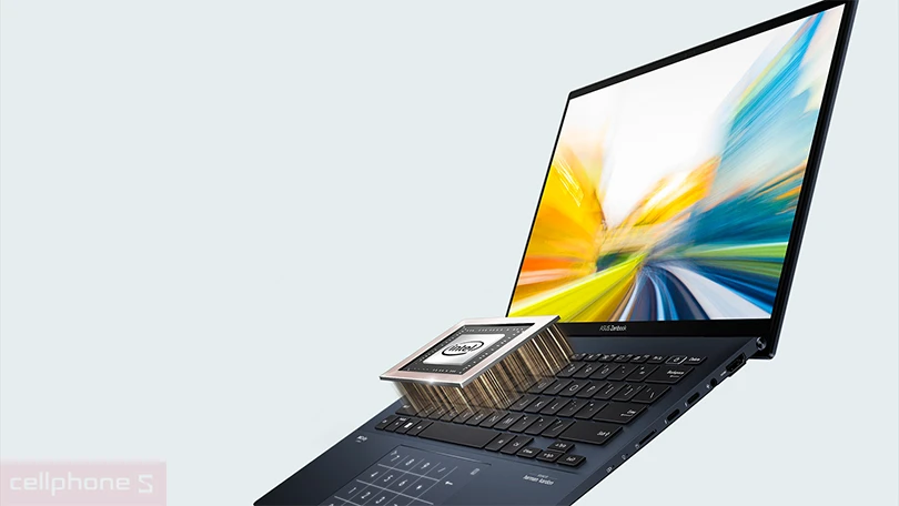 Bảo mật trên  laptop Asus ZenBook 14 OLED UX3402VA-KM203W