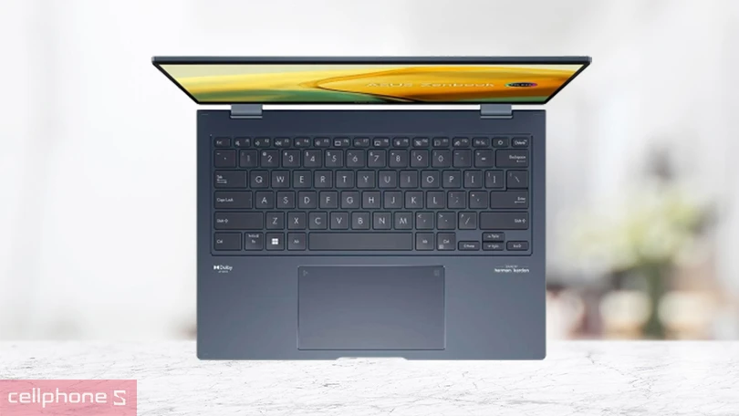Laptop Asus Zenbook 14 Flip OLED UP3404VA-KN038W - Hiệu năng mạnh mẽ, mỏng nhẹ