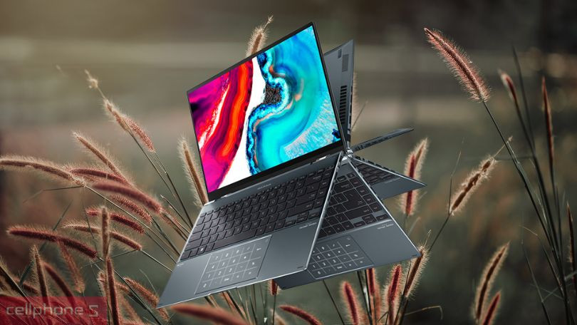 Laptop Asus Zenbook 14 Flip Oled UP5401ZA-KU140W - Hình ảnh sinh động, tinh giản thiết kế 