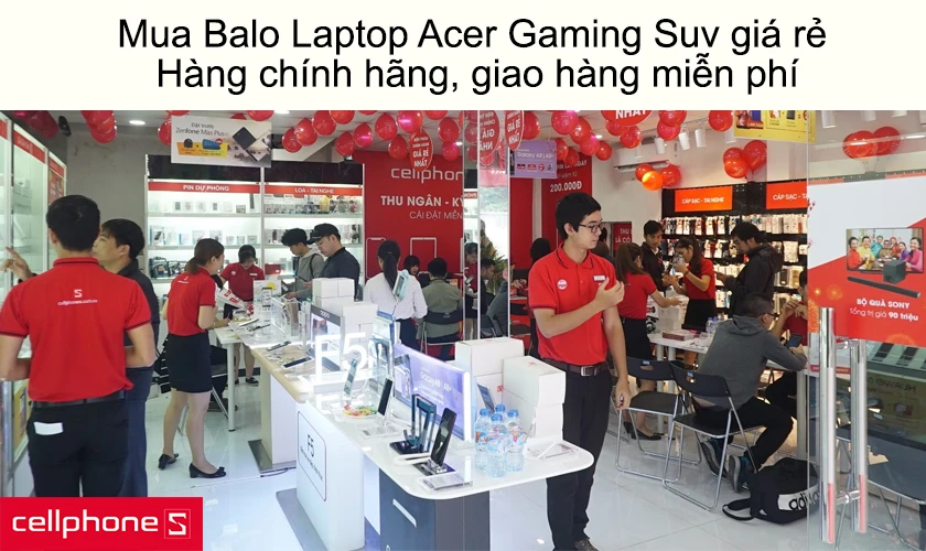 Mua Balo Laptop Acer Gaming Suv giá rẻ chính hãng tại CellphoneS