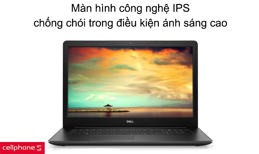 Màn hình công nghệ IPS, chống chói trong điều kiện ánh sáng cao