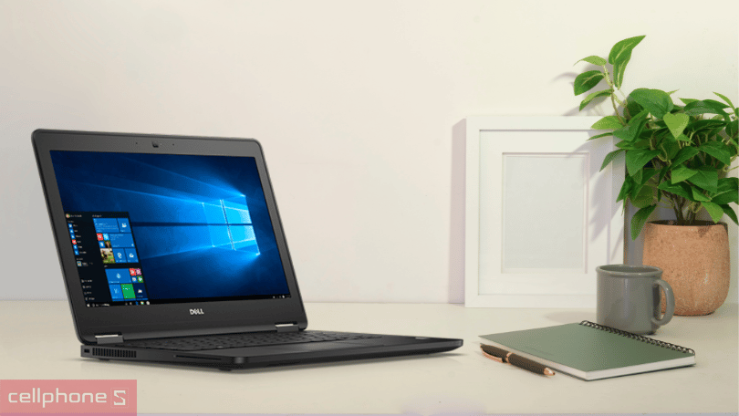Laptop Dell Latitude E7270 - Ngoại hình hiện đại, hiển thị chi tiết