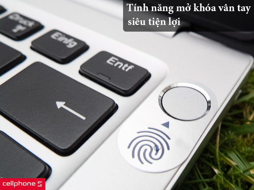 Tính năng mở khóa vân tay,