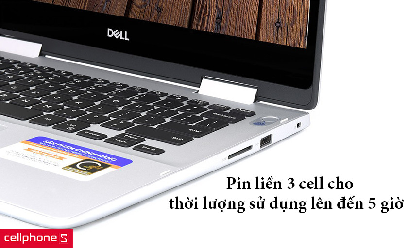 thời lượng sử dụng 5 giờ