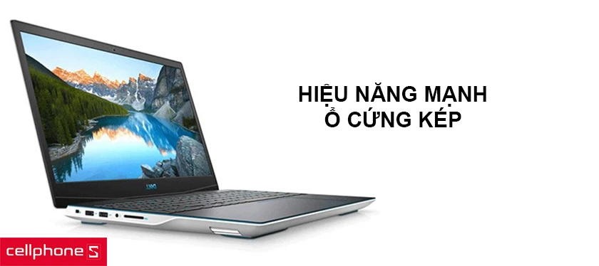 Hiệu năng mạnh với chip i7 dòng H, ổ cứng kép