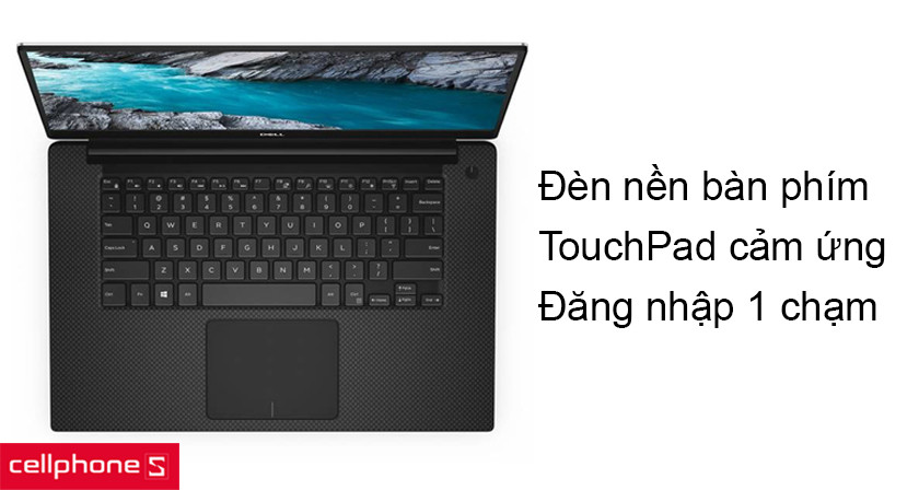 Bàn phím êm ái, hỗ trợ đèn nền backlit, Touch Pad cảm ứng chính xác, đăng nhập 1 chạm với Windows Hello