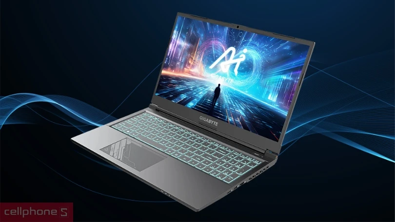 Bộ nhớ RAM và ổ cứng của laptop Gigabyte G6 KF-9RC56KF0HJJANIVN000