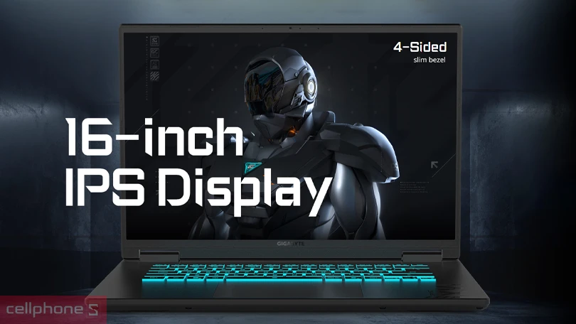 Màn hình laptop Gigabyte Gaming A16 GA6H-CMHH2VN893SH
