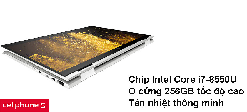 Hiệu năng mạnh mẽ cùng con chip Intel Core i5-8550U, hệ thống tản nhiệt thông minh
