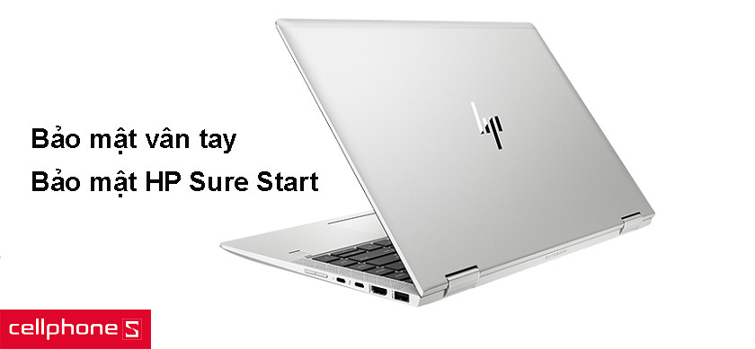 Tích hợp bảo mật vân tay, camera hồng ngoại cùng công nghệ HP Sure Start