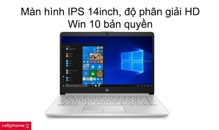 Màn hình IPS 14 inch với góc nhìn rộng 178 độ