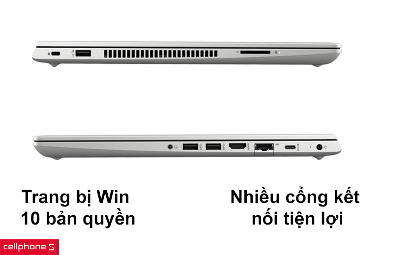 Trang bị Win 10 bản quyền, nhiều cổng kết nối tiện lợi