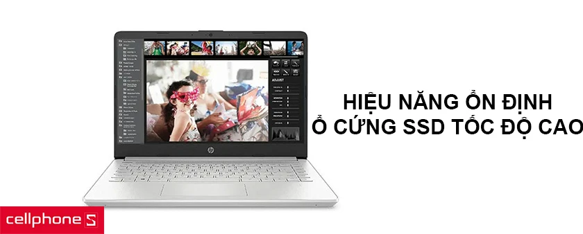 Hiệu năng ổn định với chip Intel thế hệ 11, ổ cứng SSD tốc độ cao