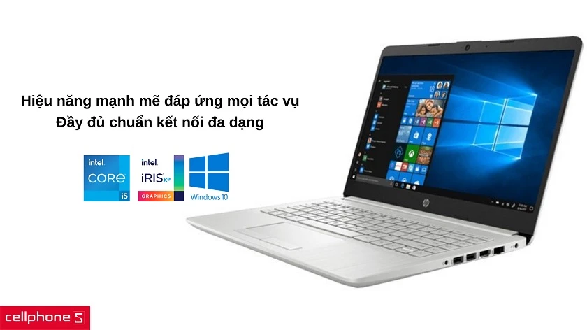 Hiệu suất tối ưu với vi xử lý mạnh mẽ và Windows 10