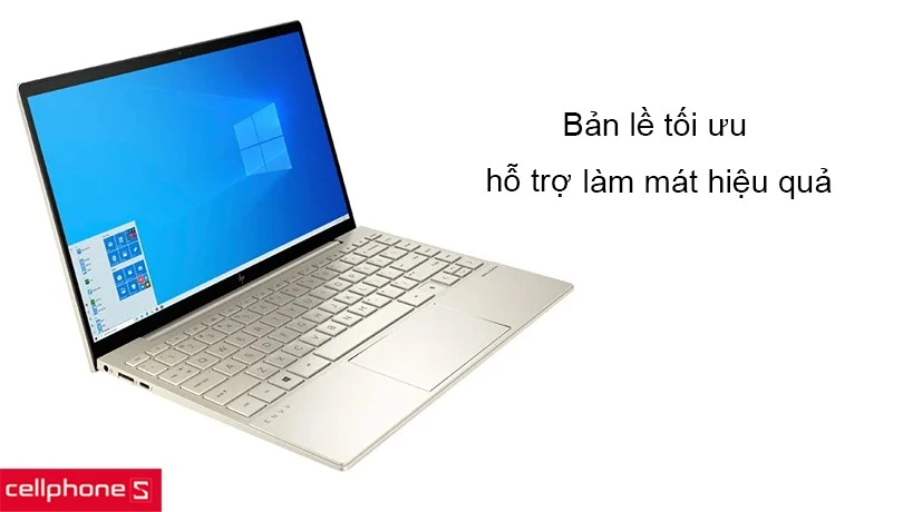 Thân máy năng động, bản lề chắc chắn giúp tối ưu làm mát