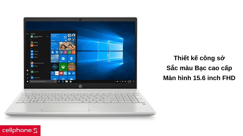 Thiết kế công sở thanh lịch, màn hình 15.6 inch bắt mắt