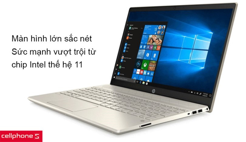 Hiển thị sắc nét và sức mạnh khỏe khoắn với chipset Intel thế hệ 11