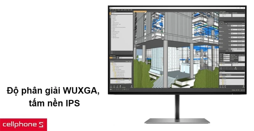 Kích thước 24 inches, độ phân giải cao, tấm nền IPS