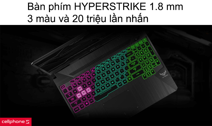 Bàn hím HYPERSTRIKE 1.8 mm với 20 triệu lần nhấn