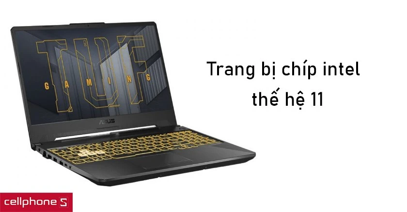 Sở hữu chip intel thế hệ 11, RAM dung lượng lớn