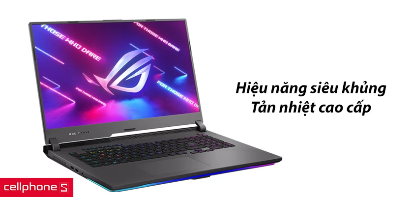 Hiệu năng siêu khủng, tản nhiệt cao cấp