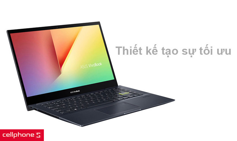 Thiết kế tạo sự tối ưu từ laptop Asus VivoBook Flip 14