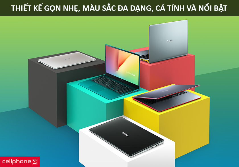 Asus Vivobook S15 S530UN gây ấn tượng mạnh giúp bạn thể hiện chính mình với nhiều phiên bản màu sắc