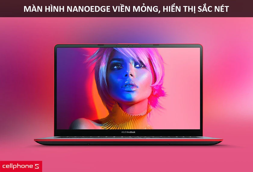 Màn hình Nano Edge viền mỏng, hiển thị sắc nét, độ sáng cao