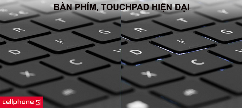 Bàn phím, touchpad hiện đại