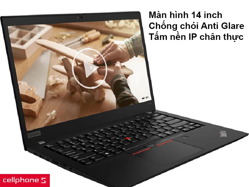Công nghệ chống chói Anti Glare và tấm nền IPS cho màu sắc sống động chân thực