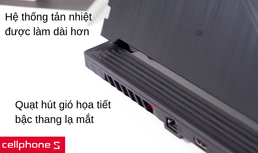 quạt hút gió với họa tiết bậc thang lạ mắt, độc đáo