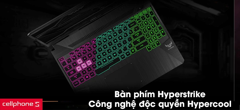 Bàn phím Hyperstrike, công nghệ độc quyền Hypercool