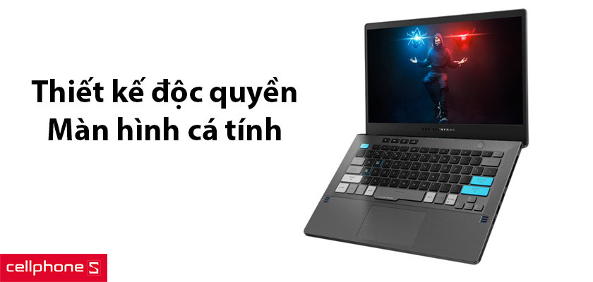 Laptop Gaming ASUS ROG Zephyrus G14 GA401QEC-K2064T 