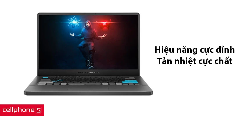 Laptop Gaming ASUS ROG Zephyrus G14 GA401QEC-K2064T 
