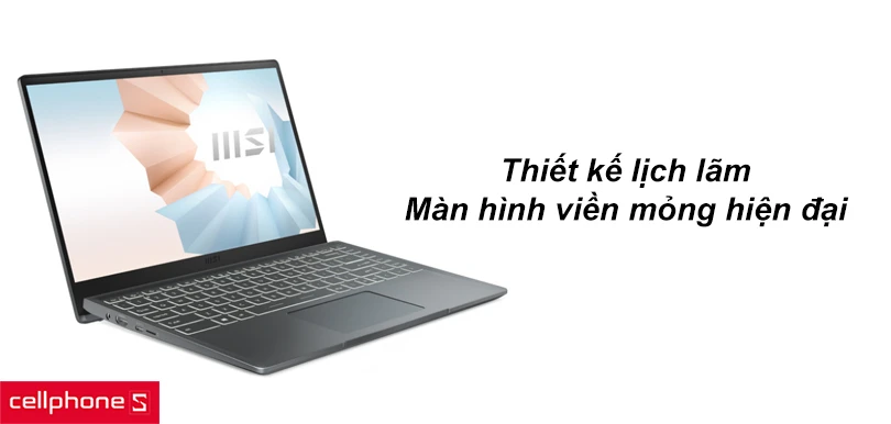Thiết kế lịch lãm, màn hình viền mỏng hiện đại