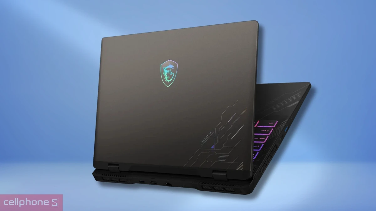 Cổng kết nối  laptop MSI Crosshair 16 HX D2XWGKG-071VN