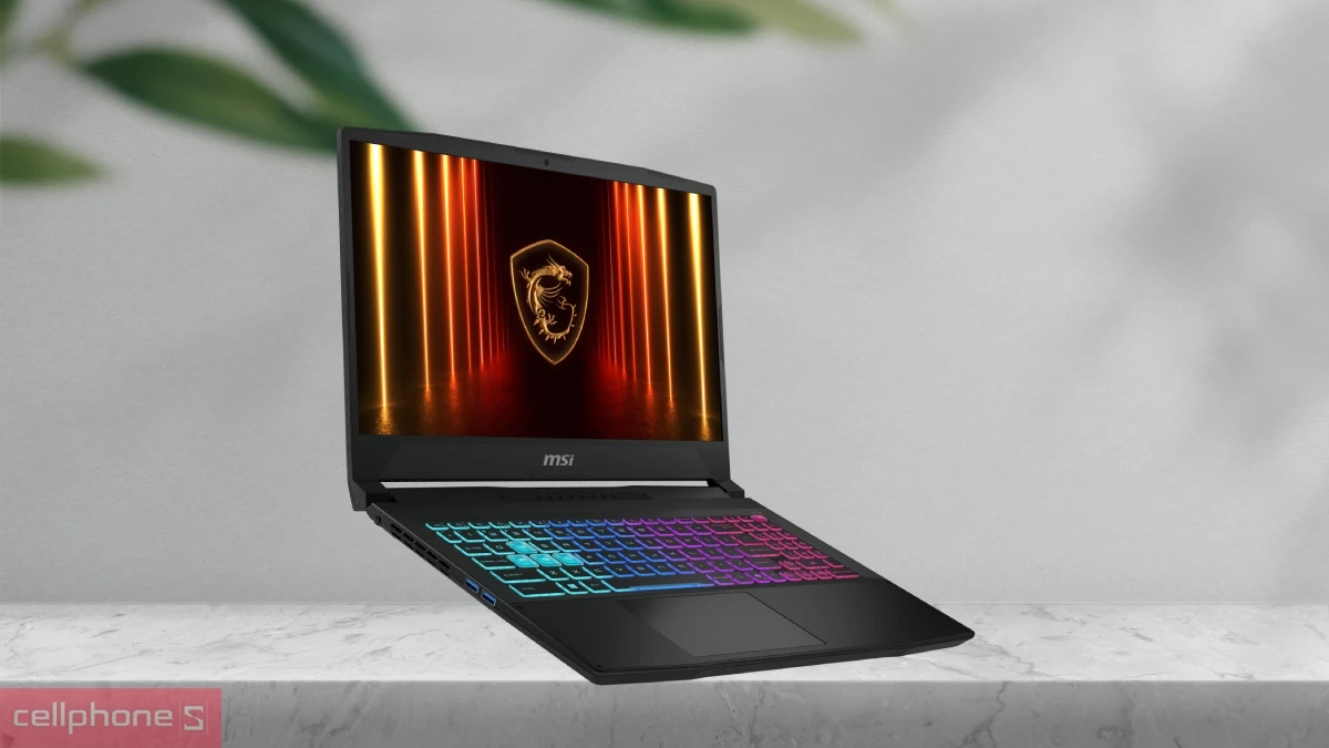 Laptop MSI Katana 15 HX B14WFK-025VN sở hữu màn hình 15.6 inch 