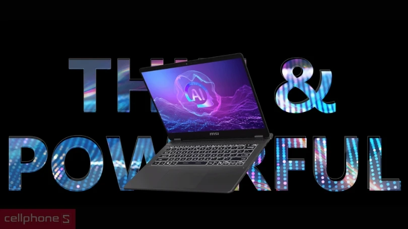 Tính năng AI trên MSI Prestige 14