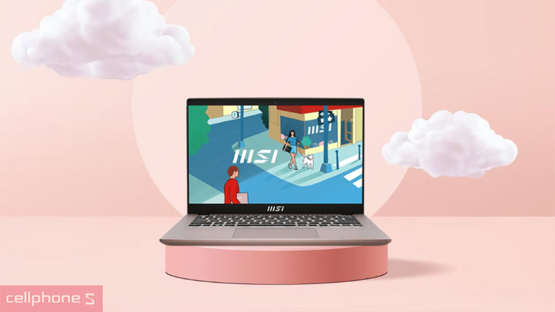 Đánh giá laptop MSI MODERN 14 C13M-610VN - Mỏng nhẹ, sang trọng