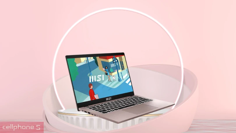Đánh giá laptop MSI MODERN 14 C13M-610VN - Mỏng nhẹ, sang trọng