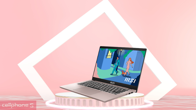 Đánh giá laptop MSI MODERN 14 C13M-610VN - Mỏng nhẹ, sang trọng