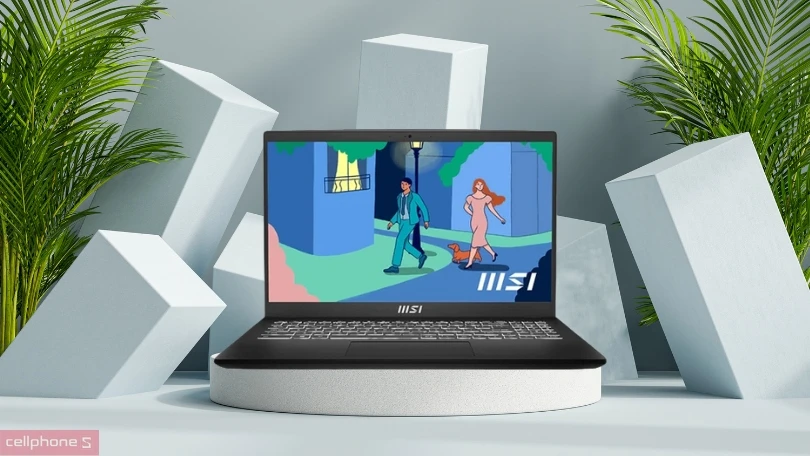 Laptop MSI Modern 15 B12MO-628VN - Ngoại hình tối giản, sang trọng
