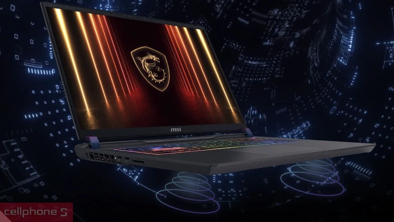 Thiết kế laptop MSI Vector 16 HX AI A2XWHG-010VN 