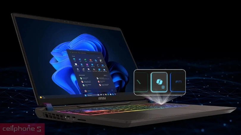Cấu hình laptop MSI Vector 16 HX AI A2XWHG-010VN 