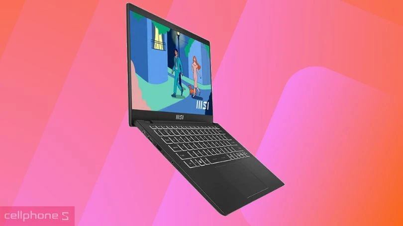 Thiết kế laptop MSI Modern 14 C12MO-660VN