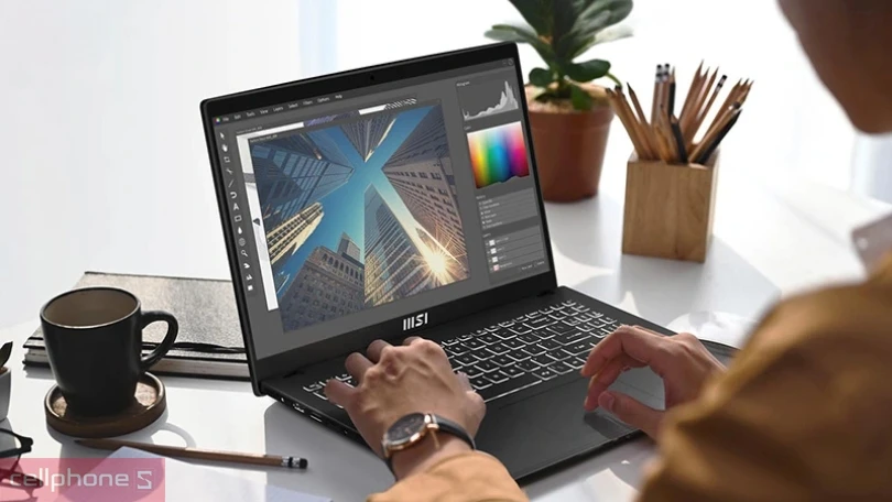 Laptop MSI Modern 15 B7M-099VN - Kiểu dáng hiện đại, bộ nhớ cỡ lớn