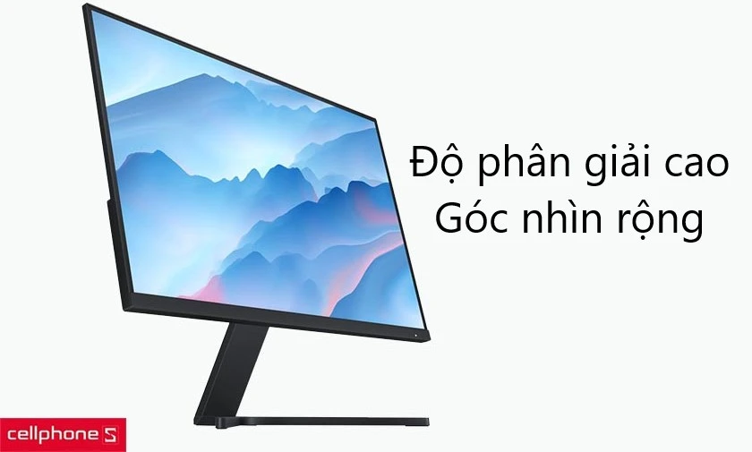 Hiển thị rõ nét cùng góc nhìn rộng